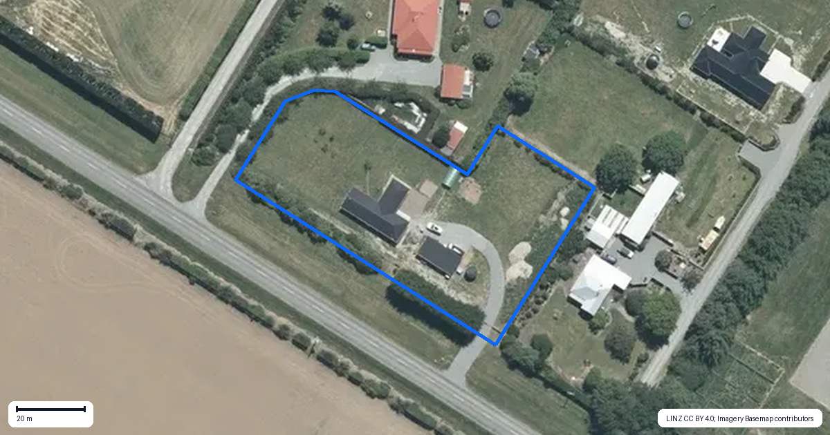 Property context map for 70 Rakaia Barrhill Methven Road, Rakaia