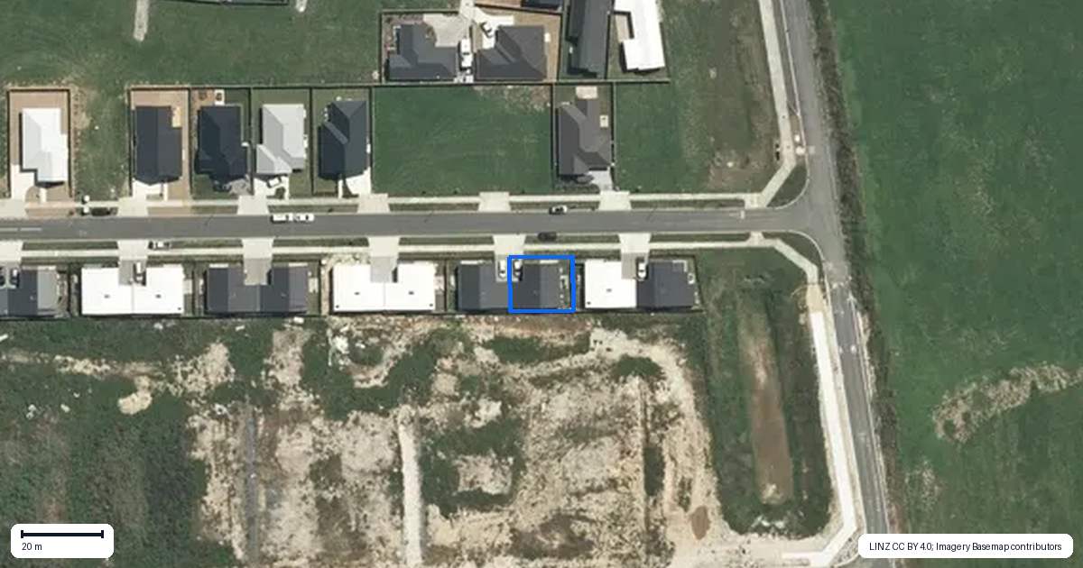 Property context map for 20 One Haruru Street, Cambridge