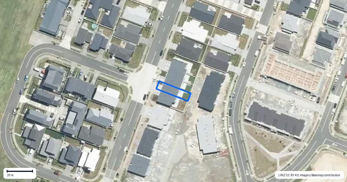 Property context map for 134 Te Napi Drive, Takanini, Auckland