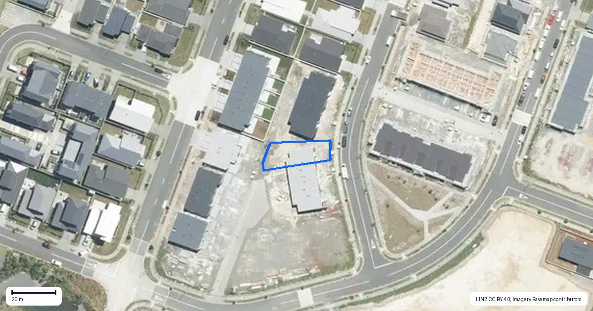 Property context map for 111 Nganui Avenue, Takanini, Auckland