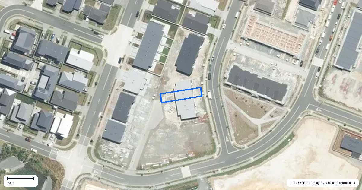 Property context map for 113 Nganui Avenue, Takanini, Auckland