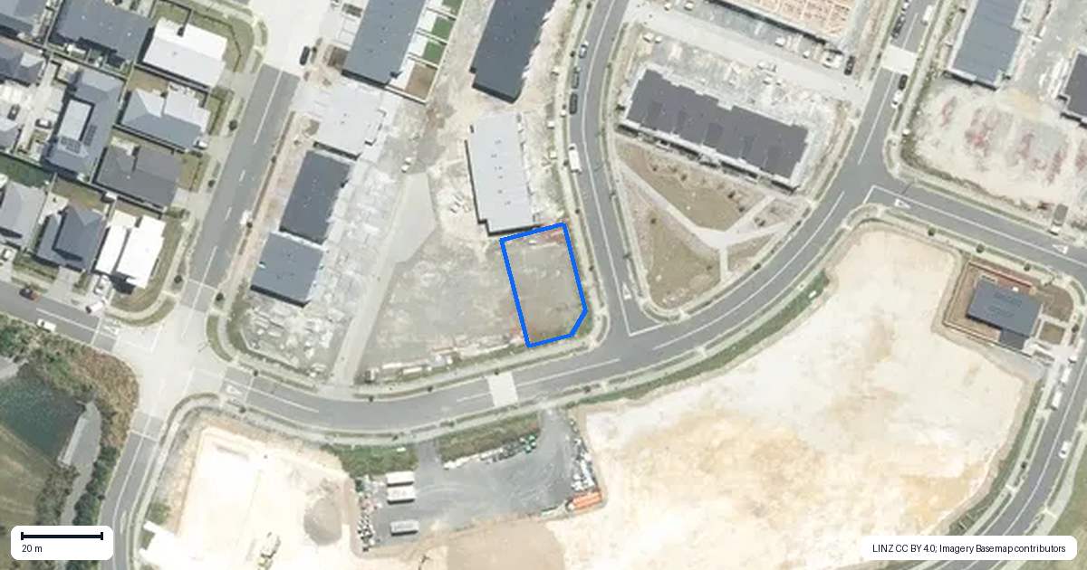 Property context map for 121 Pepene Avenue, Takanini, Auckland