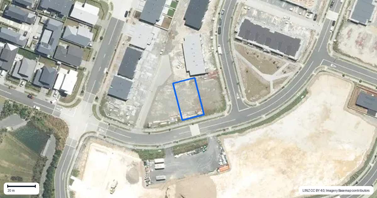 Property context map for 123 Pepene Avenue, Takanini, Auckland
