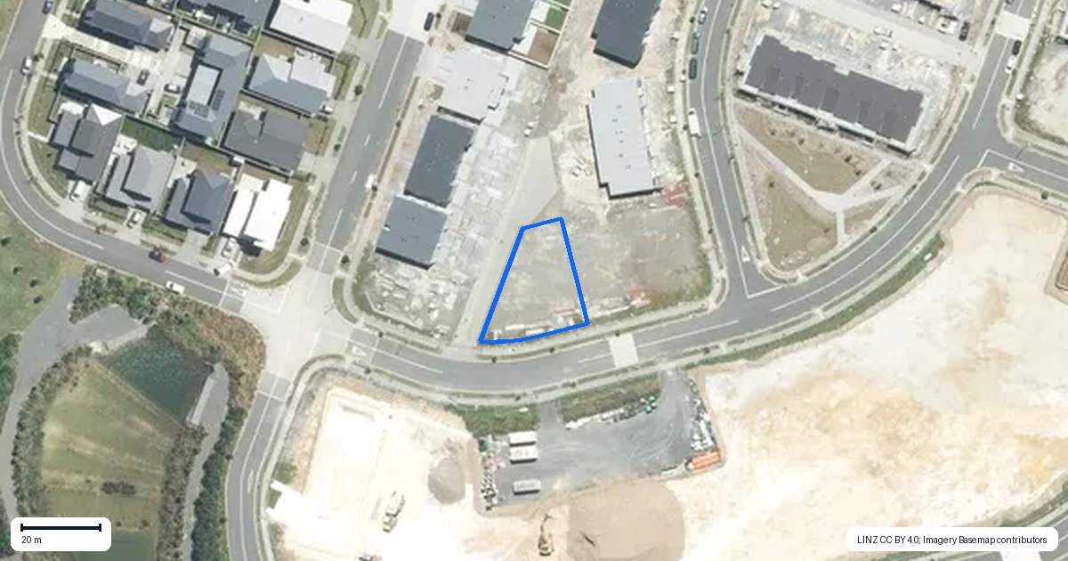 Property context map for 125 Pepene Avenue, Takanini, Auckland