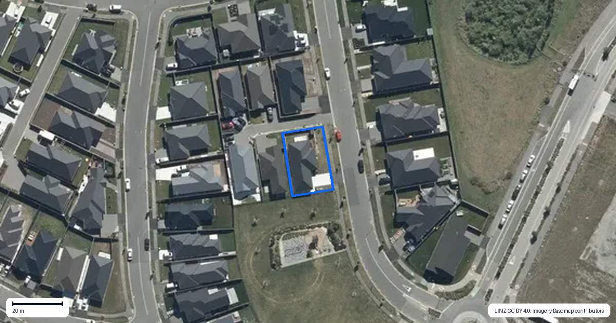 Property context map for 3 Meadow View Drive, Belfast, Christchurch