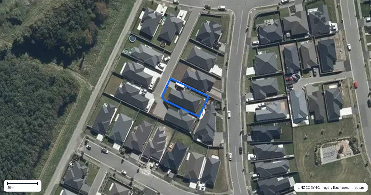 Property context map for 7 Pip Lane, Belfast, Christchurch