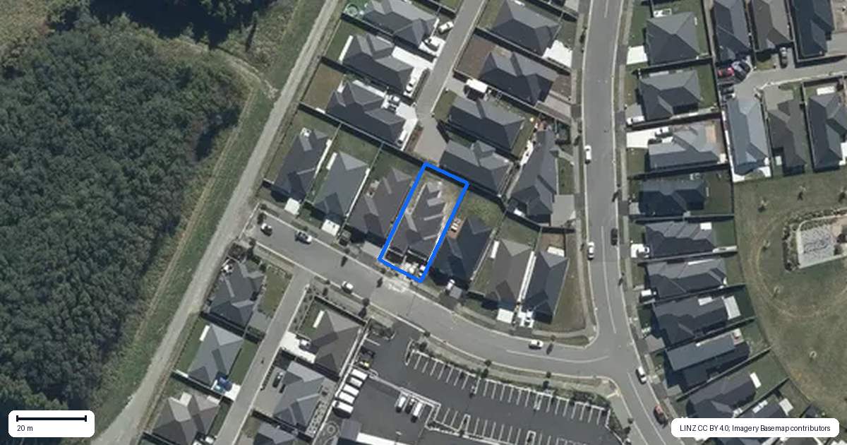 Property context map for 8 Applegrove Crescent, Belfast, Christchurch