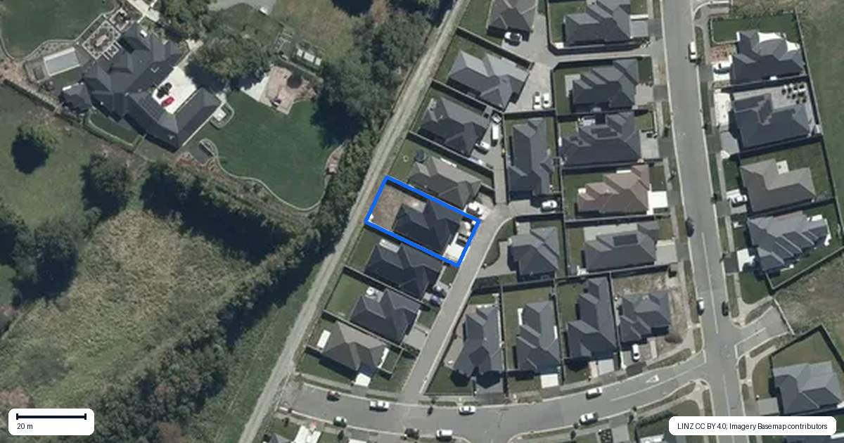 Property context map for 7 Harvest Lane, Belfast, Christchurch