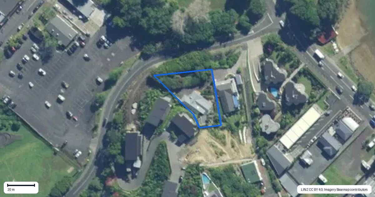 Property context map for 12 Wallace Lane, Paihia