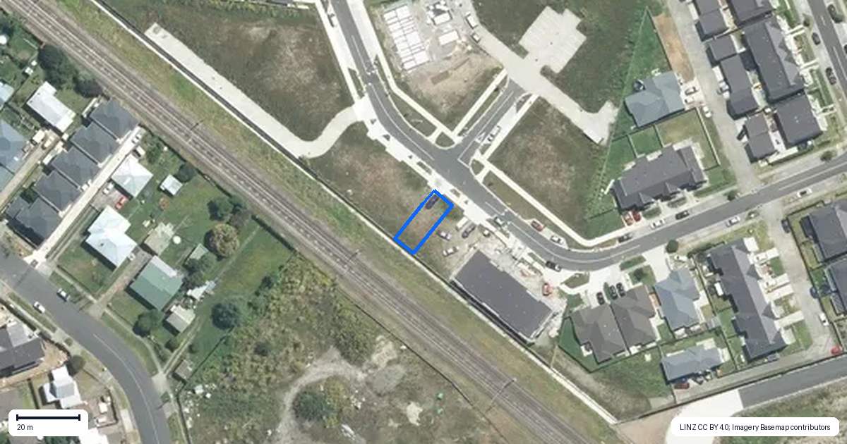 Property context map for 40 Kapia Drive, Takanini, Auckland