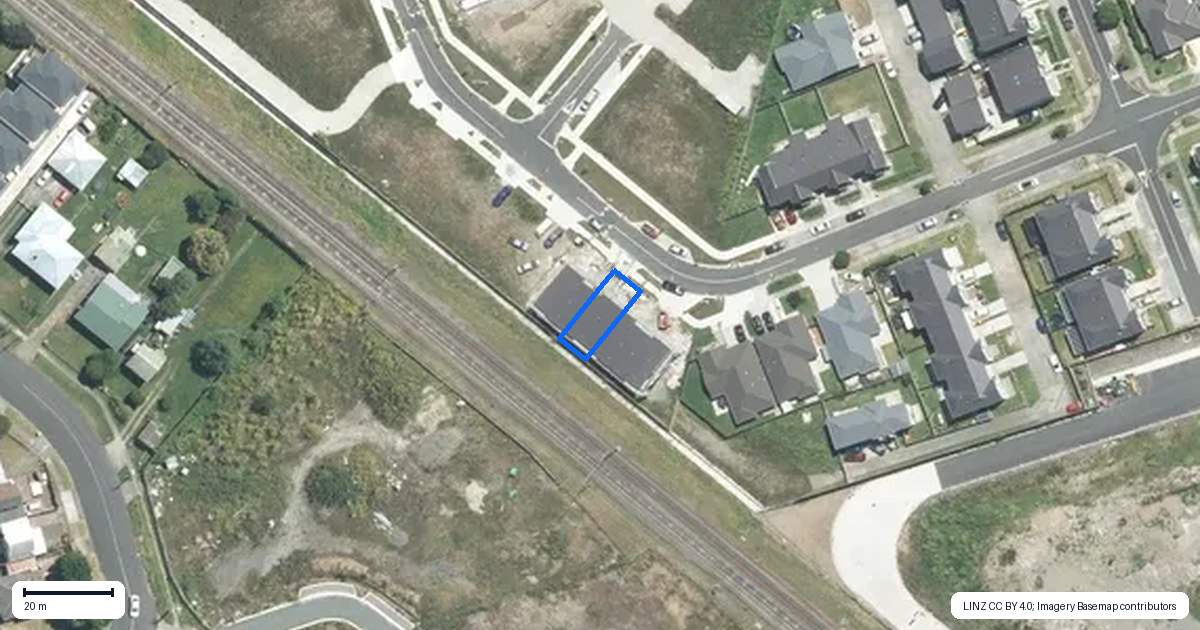 Property context map for 32 Kapia Drive, Takanini, Auckland