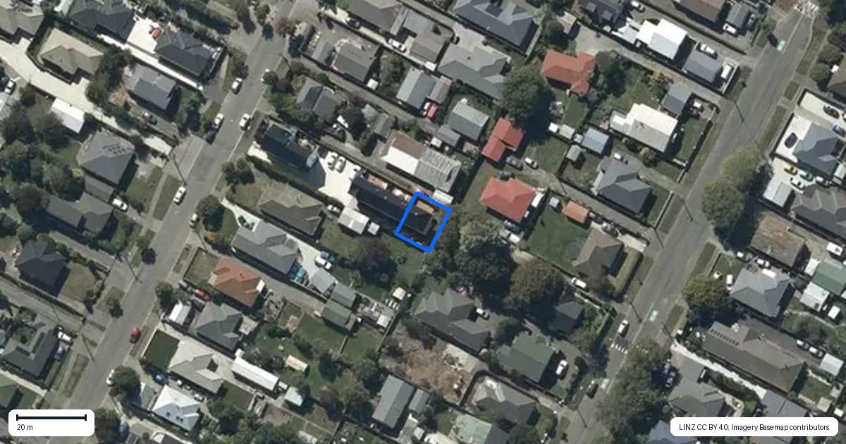 Property context map for 5/80 Mackworth Street, Woolston, Christchurch