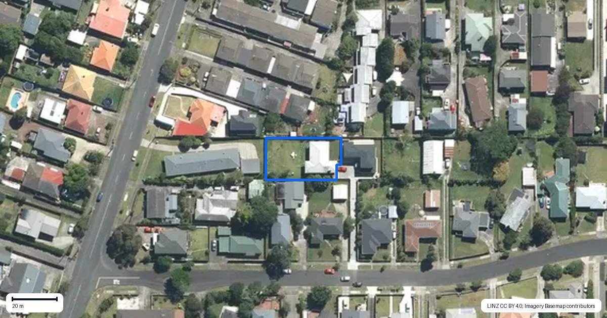 Property context map for 6 Cutler Street, New Lynn, Auckland