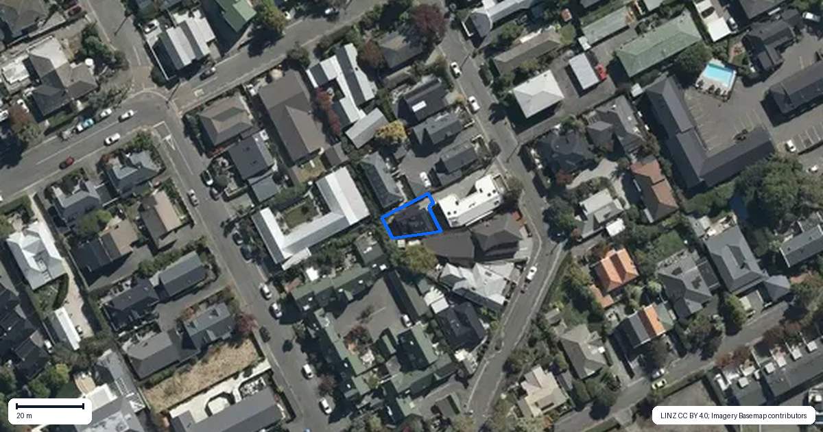 Property context map for 31 Tonbridge Street, Merivale, Christchurch