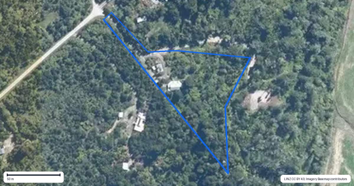 Property context map for 76 Eco Place, Little Wanganui, Karamea