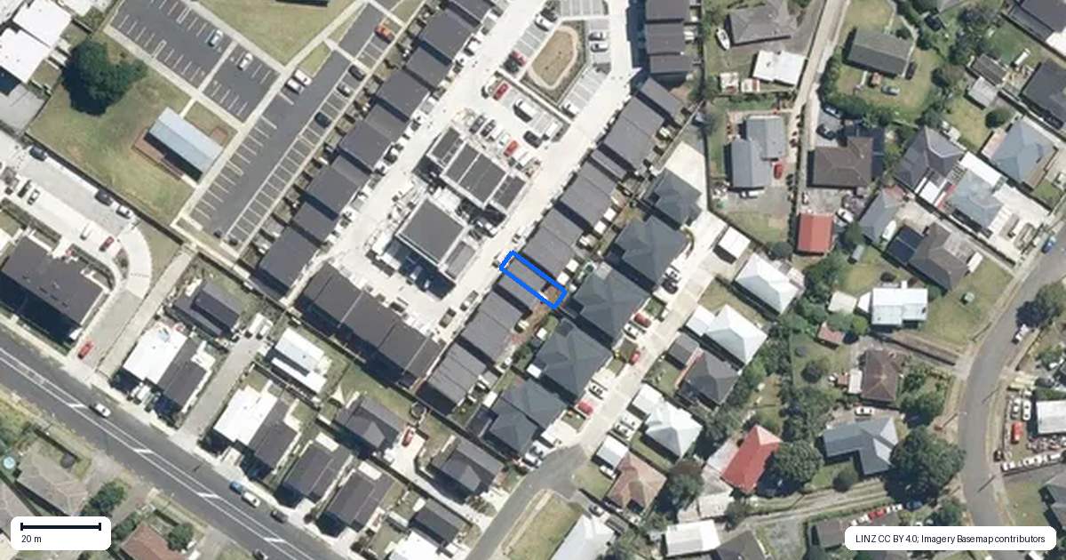 Property context map for 49 Ngae Place, Mangere East, Auckland