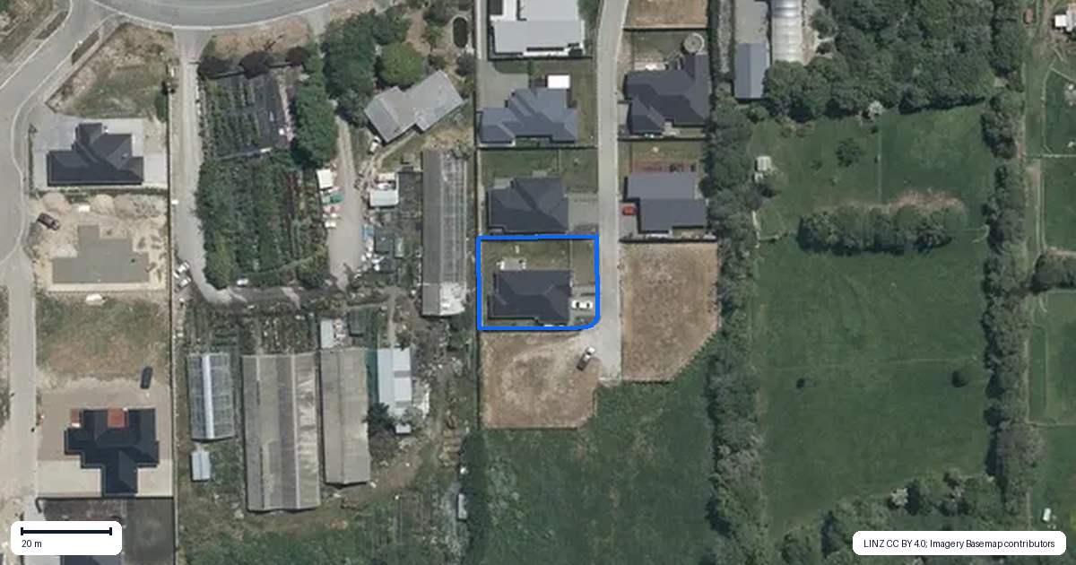 Property context map for 38B Mahoneys Hill Road, Oceanview, Timaru