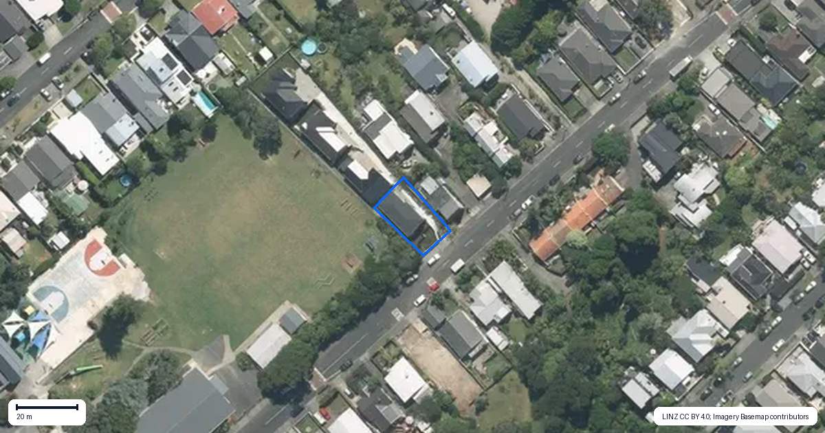 Property context map for 27A Larchwood Avenue, Westmere, Auckland