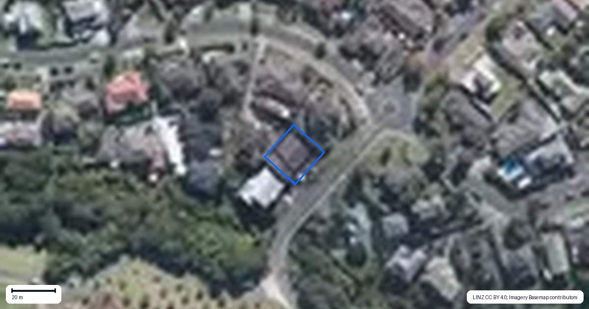 Property context map for 58 Bass Road, Albany, Auckland