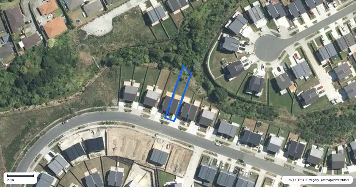 Property context map for 49A Crestview Rise, Papakura