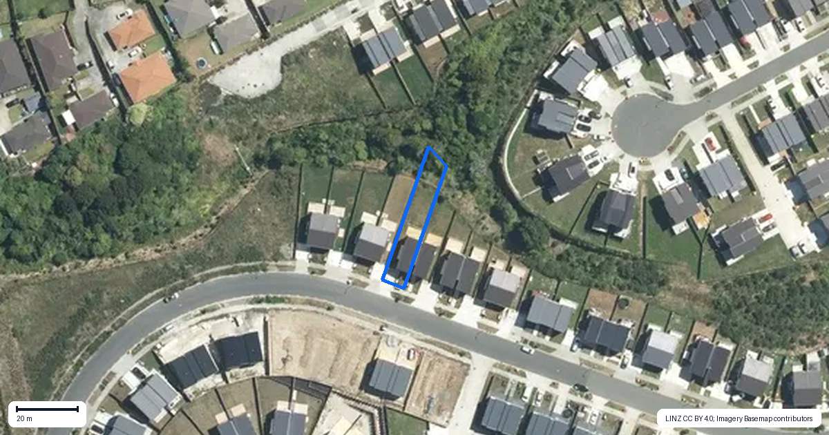 Property context map for 49B Crestview Rise, Papakura