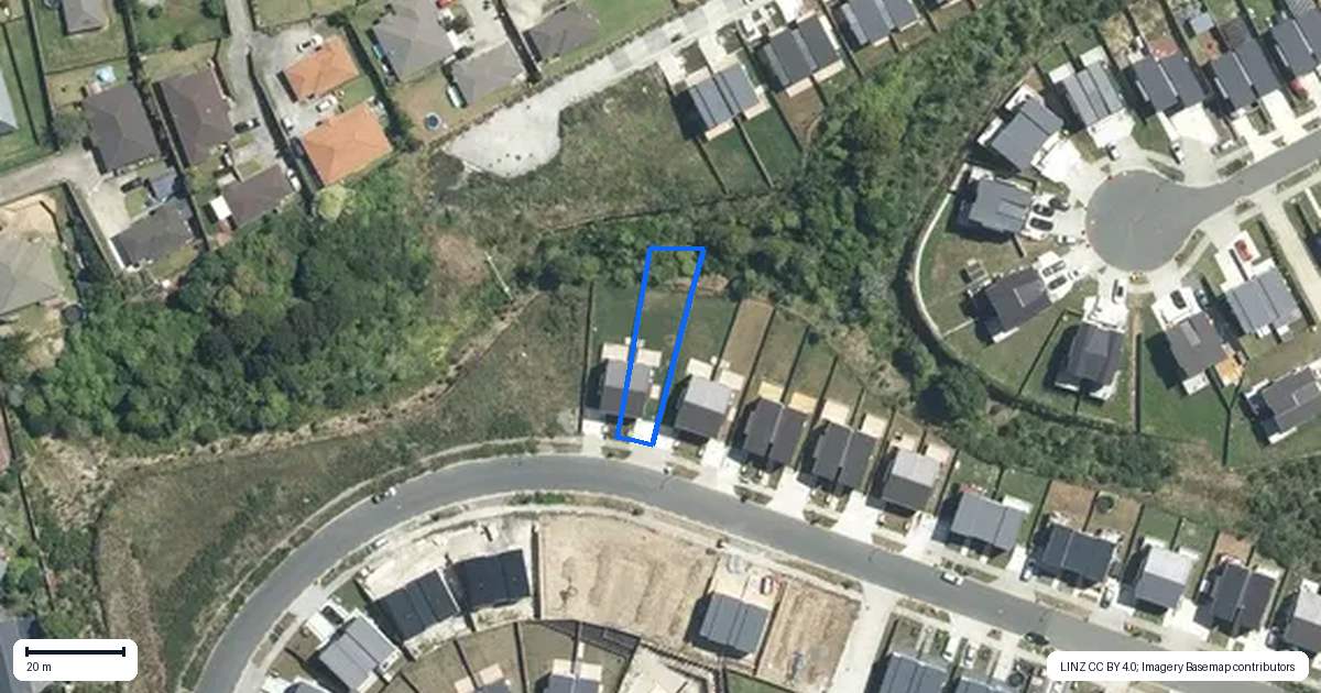 Property context map for 53A Crestview Rise, Papakura