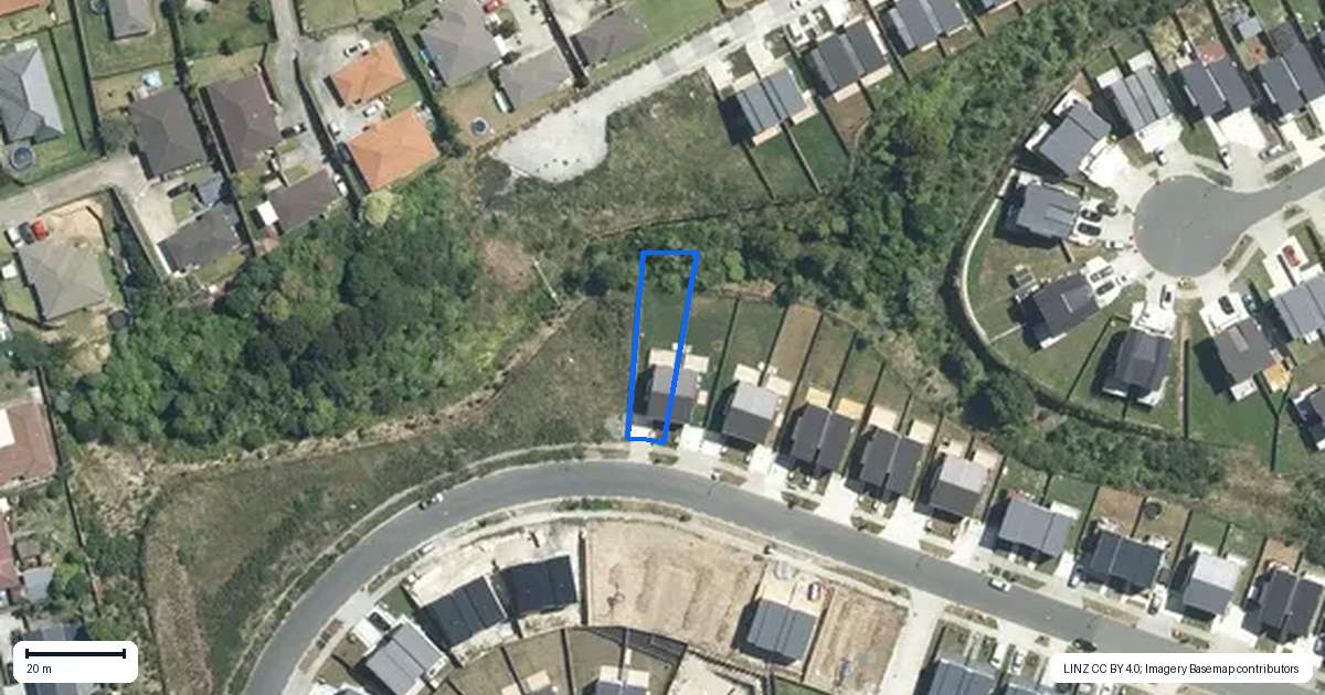 Property context map for 53B Crestview Rise, Papakura