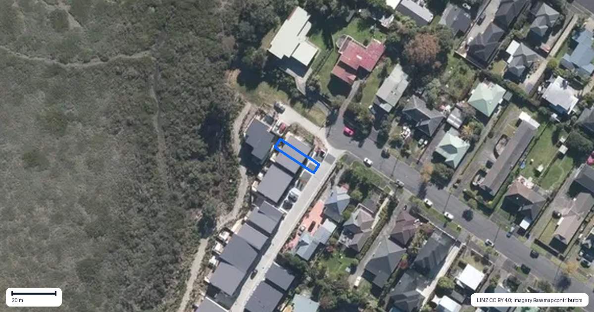 Property context map for 108 Alford Street, Waterview, Auckland