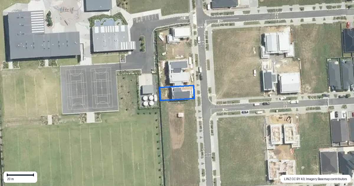 Property context map for 35 Rorotu Avenue, Karaka, Papakura