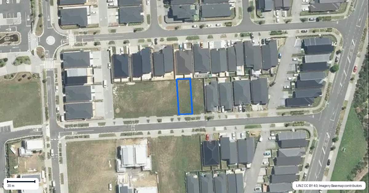 Property context map for 13 Cronshaw Road, Karaka, Papakura