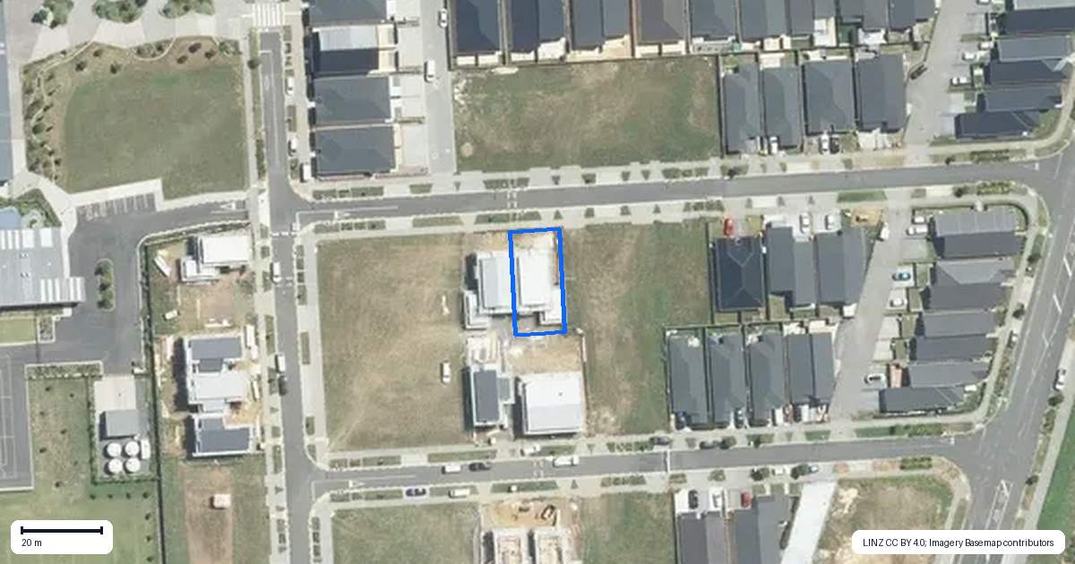 Property context map for 12 Cronshaw Road, Karaka, Papakura
