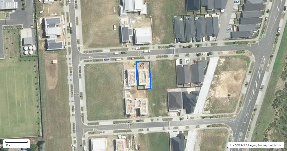 Property context map for 12 Enchantment Lane, Karaka, Papakura