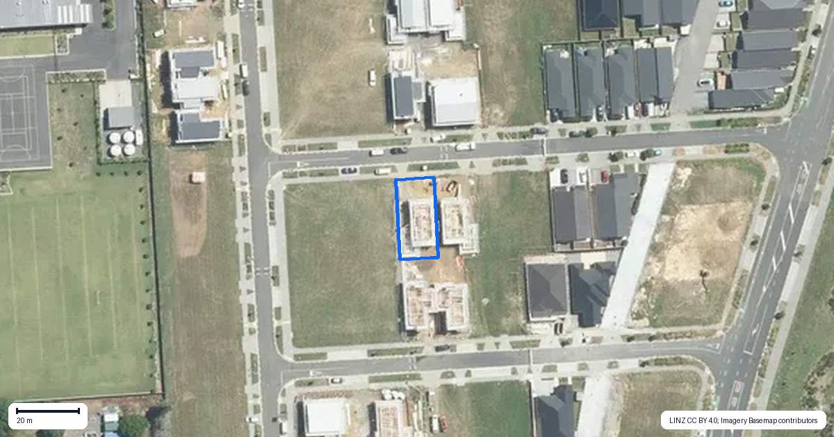 Property context map for 14 Enchantment Lane, Karaka, Papakura
