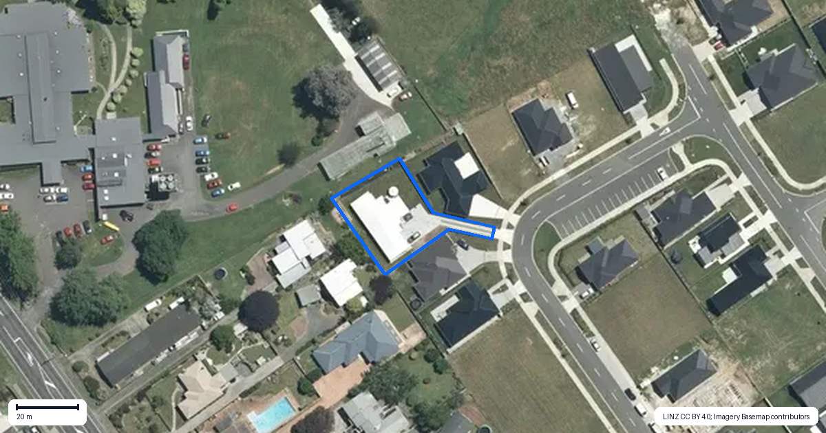 Property context map for 39 Hoki Avenue, Morrinsville