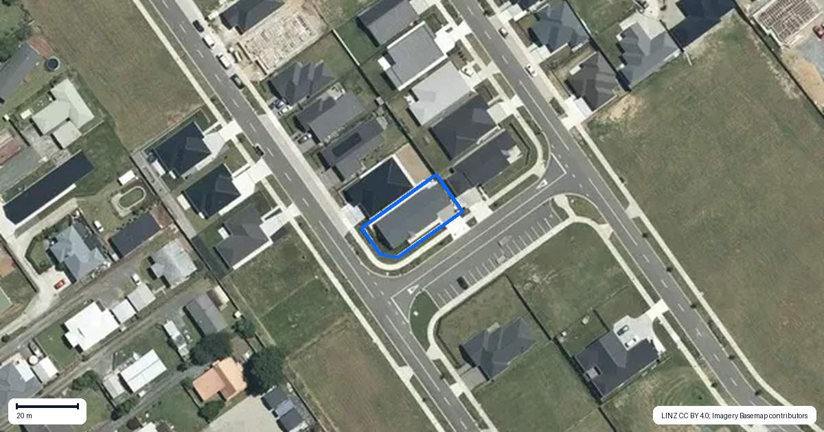 Property context map for 12 Hoki Avenue, Morrinsville