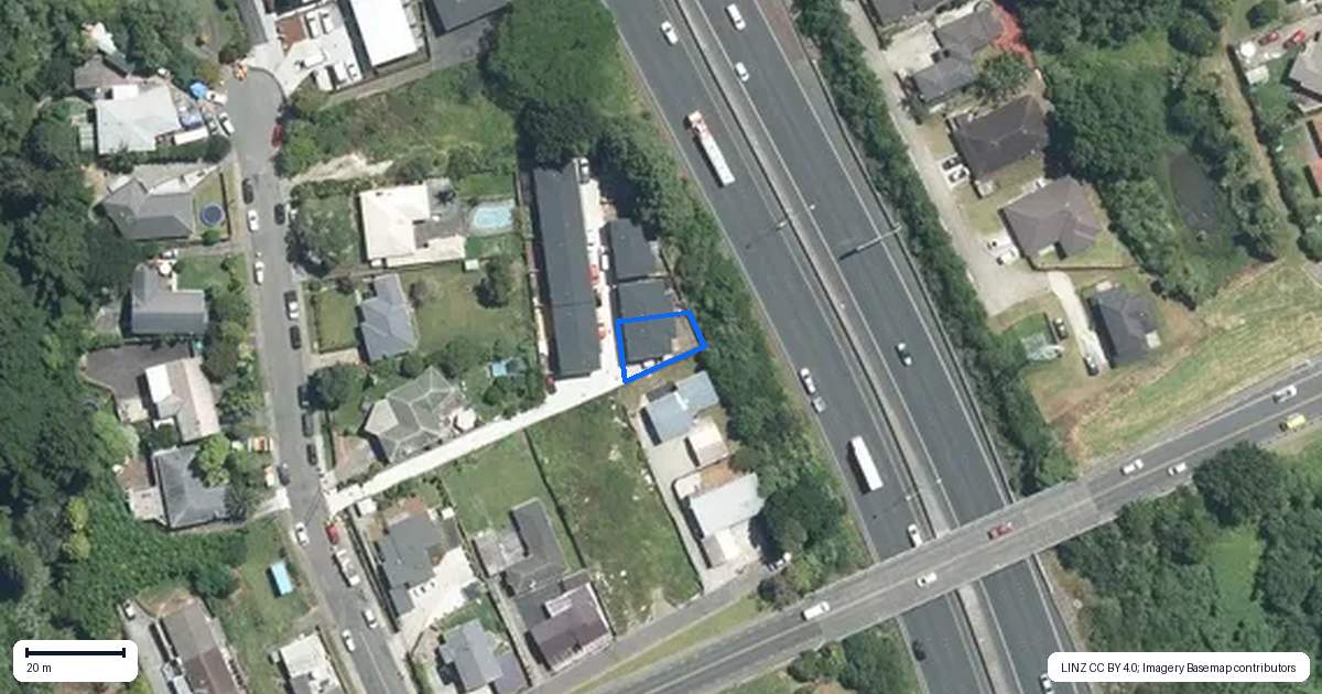 Property context map for 9/1 Brough Road, Manurewa East, Auckland