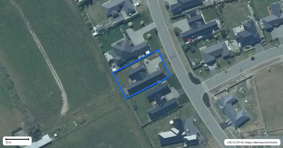Property context map for 34 Kingsdowne Drive, West Melton