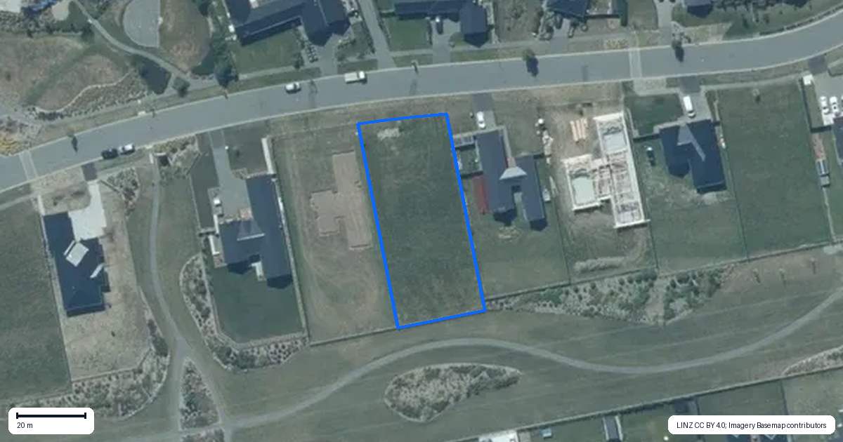 Property context map for 143 Silver Peaks Drive, West Melton