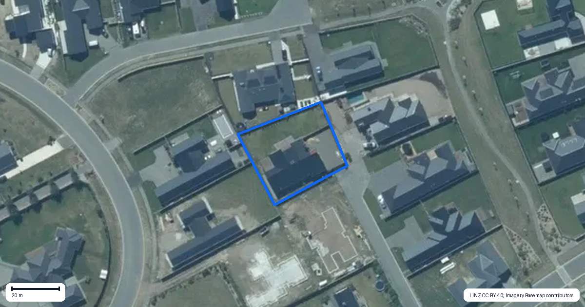 Property context map for 17 Ridgeland Way, West Melton