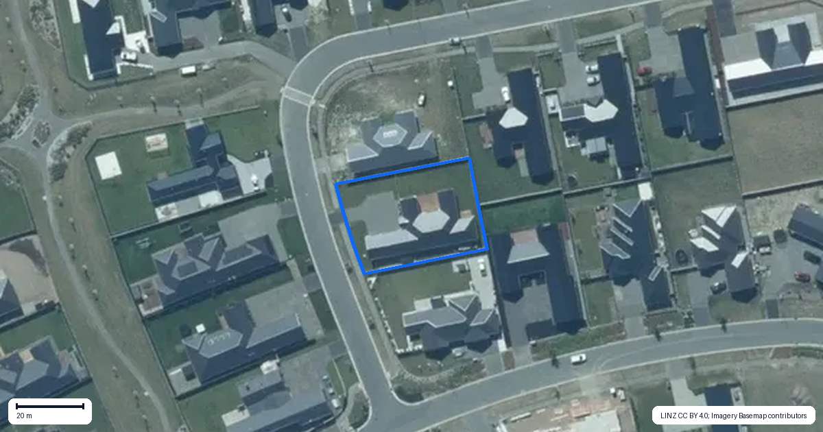 Property context map for 4 Texel Crescent, West Melton
