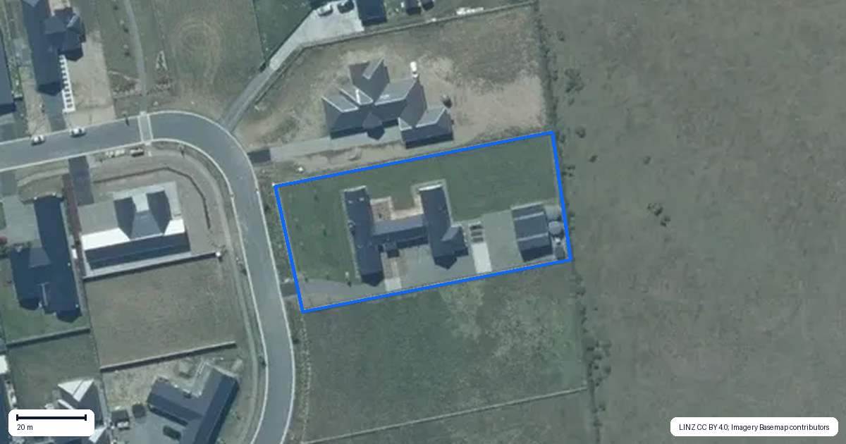Property context map for 37 Texel Crescent, West Melton