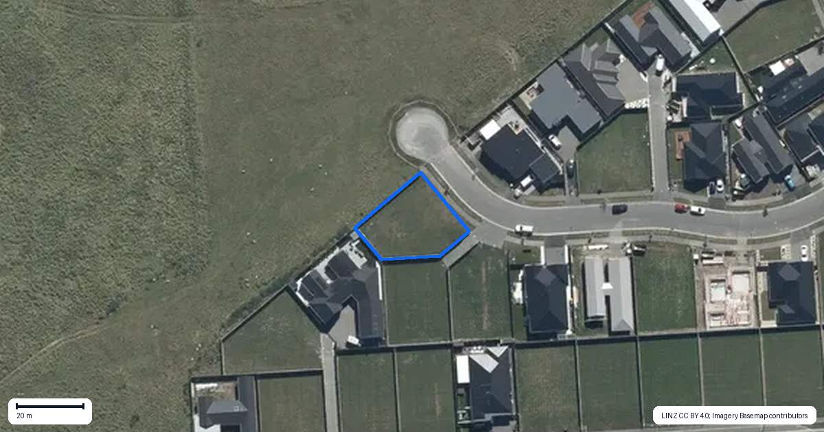 Property context map for 19 Twin Meadows Drive, Casebrook, Christchurch