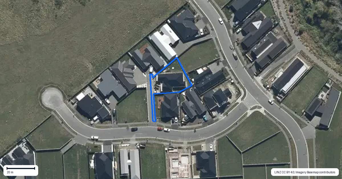 Property context map for 8 Twin Meadows Drive, Casebrook, Christchurch