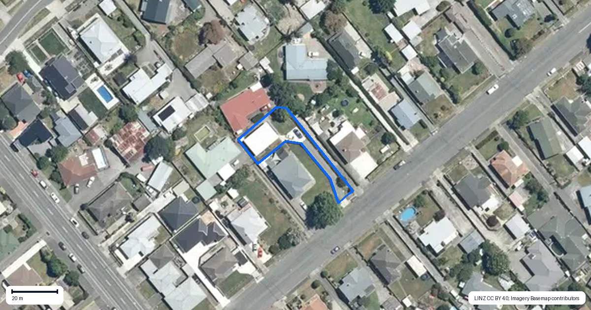 Property context map for 408A Terrace Road, Parkvale, Hastings