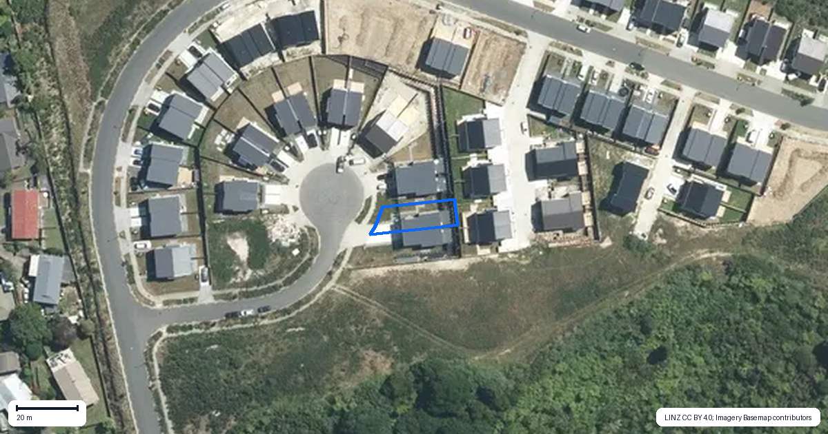 Property context map for 16A Kotahitanga Street, Papakura