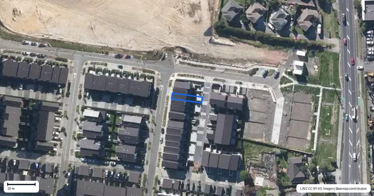 Property context map for 33 Oranga Drive, Westgate, Auckland