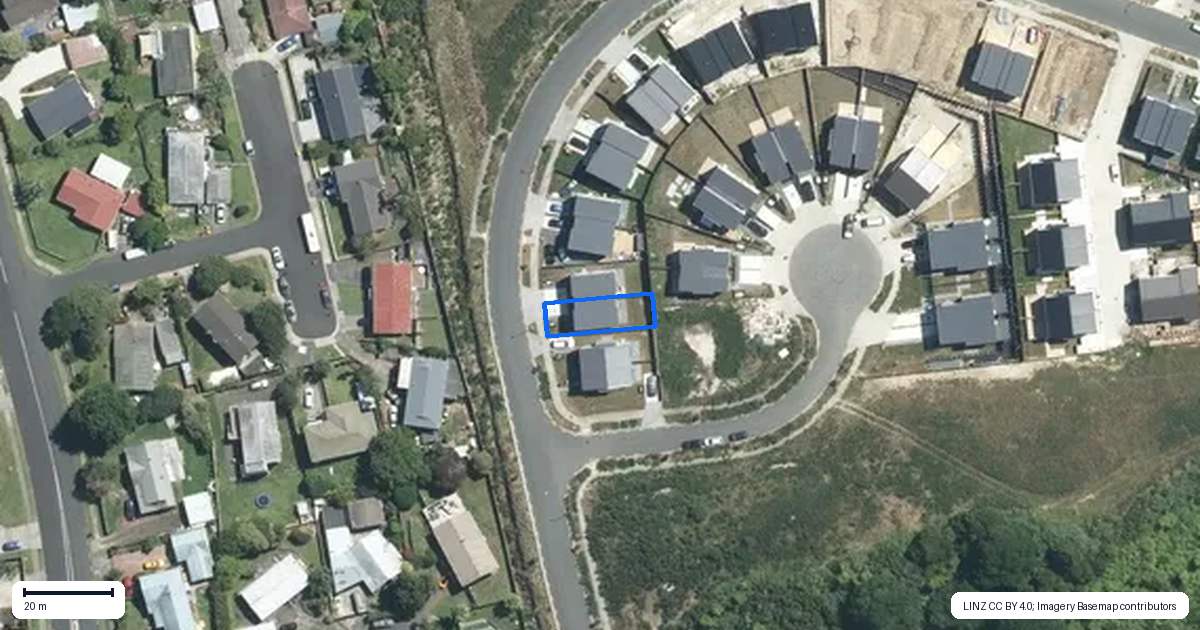 Property context map for 62B Crestview Rise, Papakura