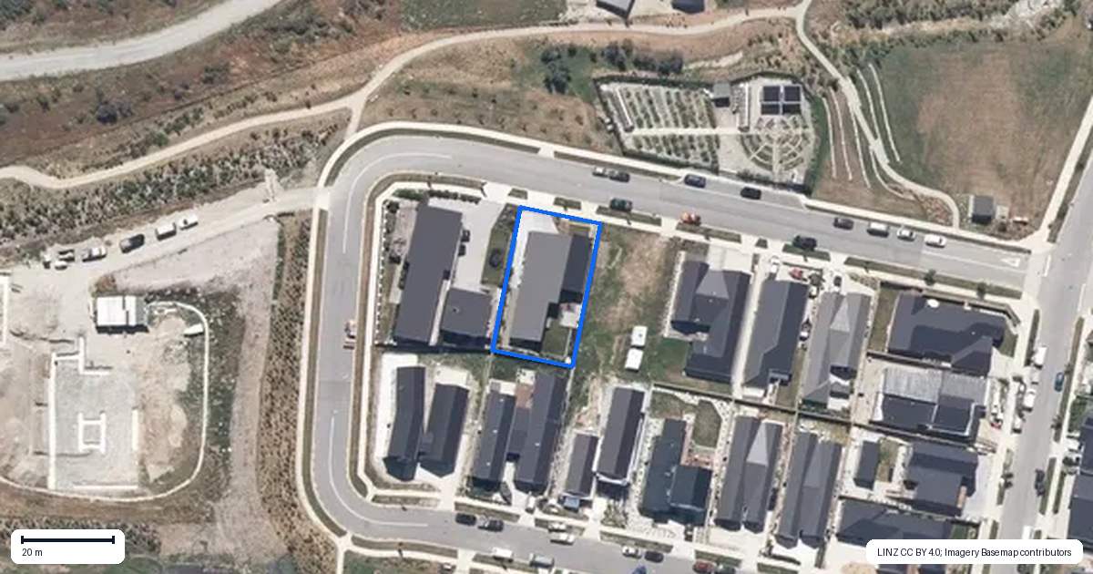Property context map for 18 Southdown Road, Jacks Point, Queenstown