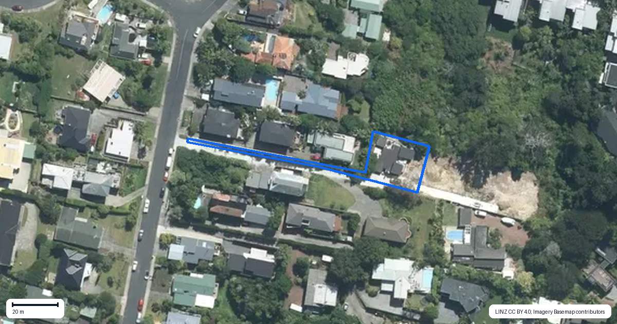 Property context map for 62 Parr Terrace, Castor Bay, Auckland