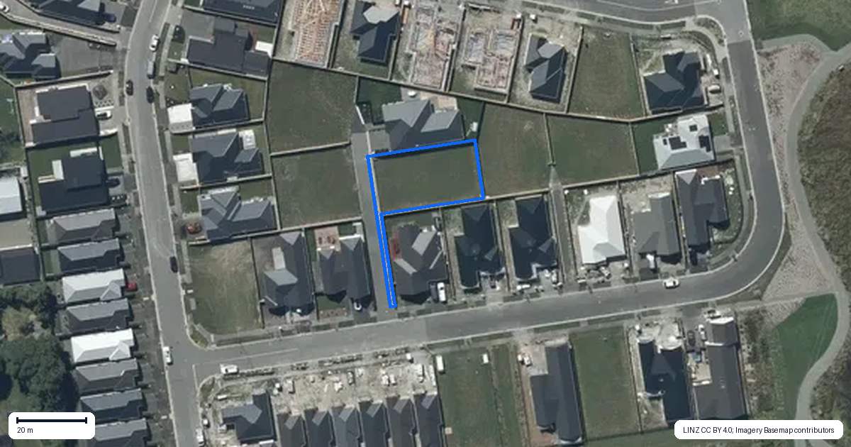 Property context map for 13 Eastman Drive, Halswell, Christchurch